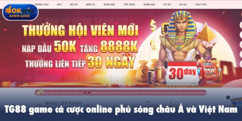 TG88 ra đời trong bối cảnh game cá cược online phủ sóng châu Á và Việt Nam