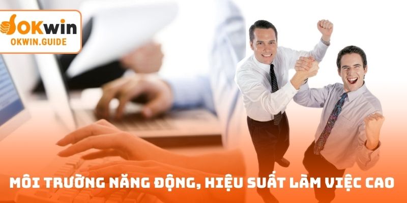 Môi trường năng động, hiệu suất làm việc cao