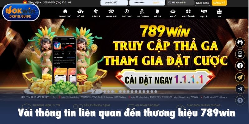 Vài thông tin liên quan đến thương hiệu 789win